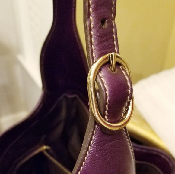 Part 2 Authentic Gucci Jackie O Purple Hobo - Picture 7 of 8
